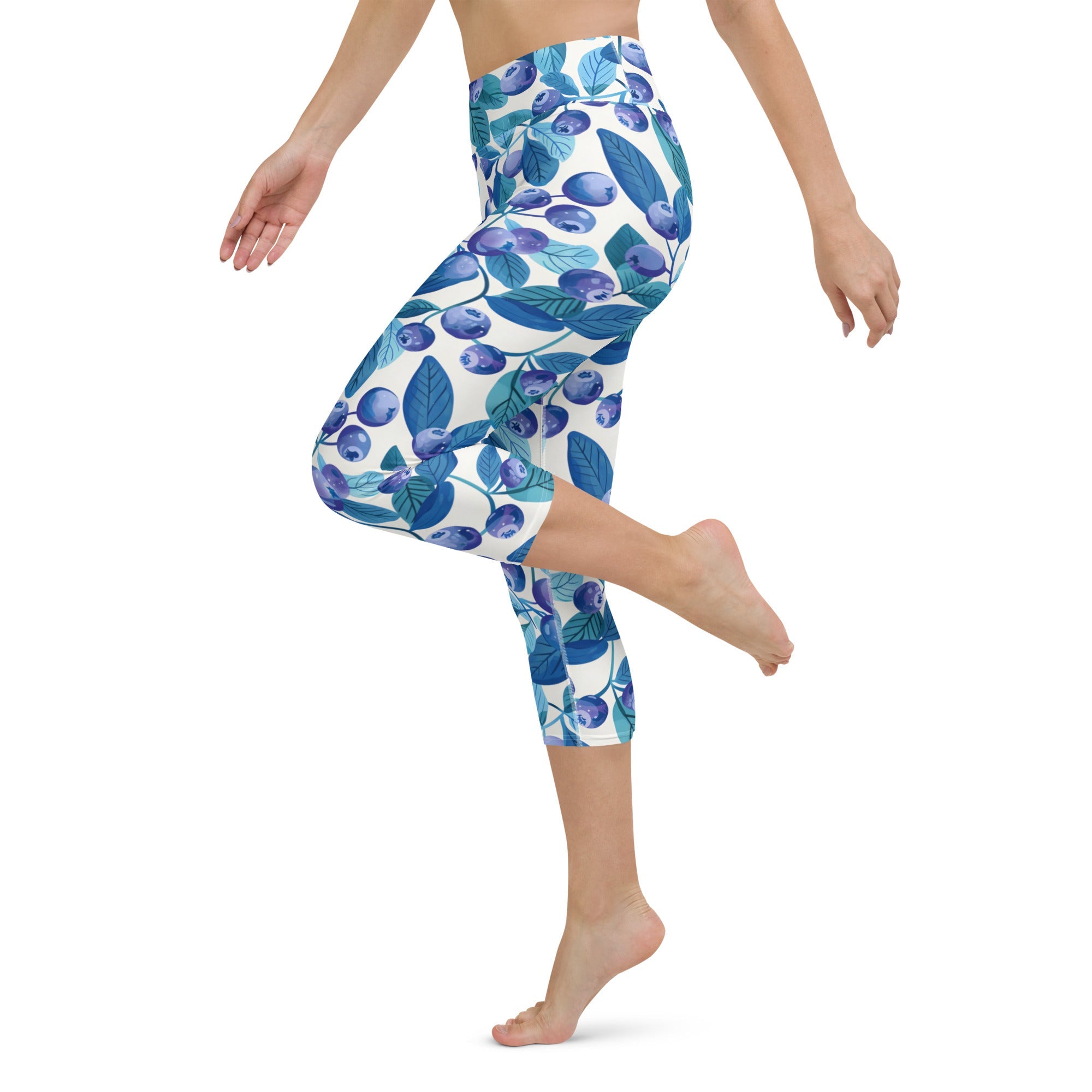 [Fruitilicious] Berry Kissed Yoga Capri Leggings