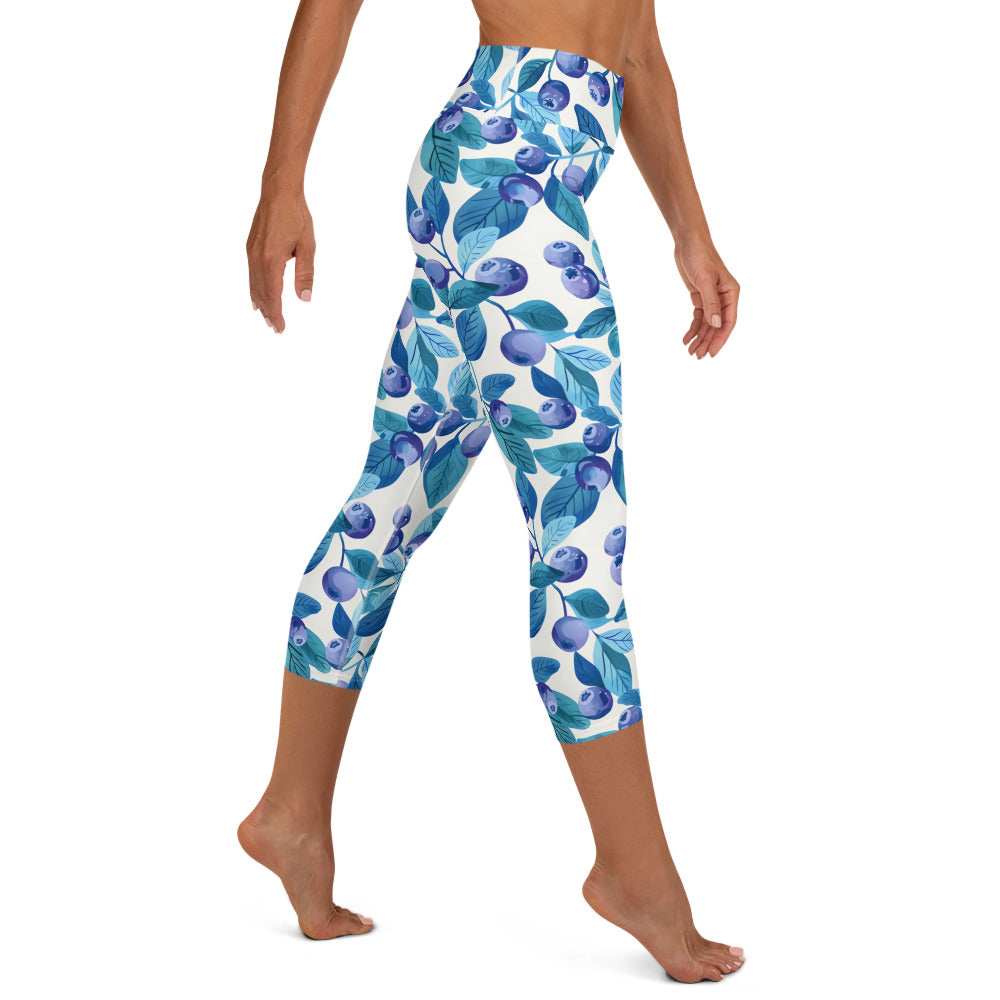 [Fruitilicious] Berry Kissed Yoga Capri Leggings