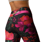 [Floral Bloom] Night Flora Yoga Leggings