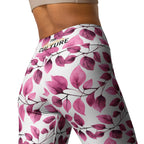 [Floral Bloom] Love Leaf Yoga Leggings