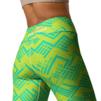 [GeoModa] Lemon Zest Yoga Leggings
