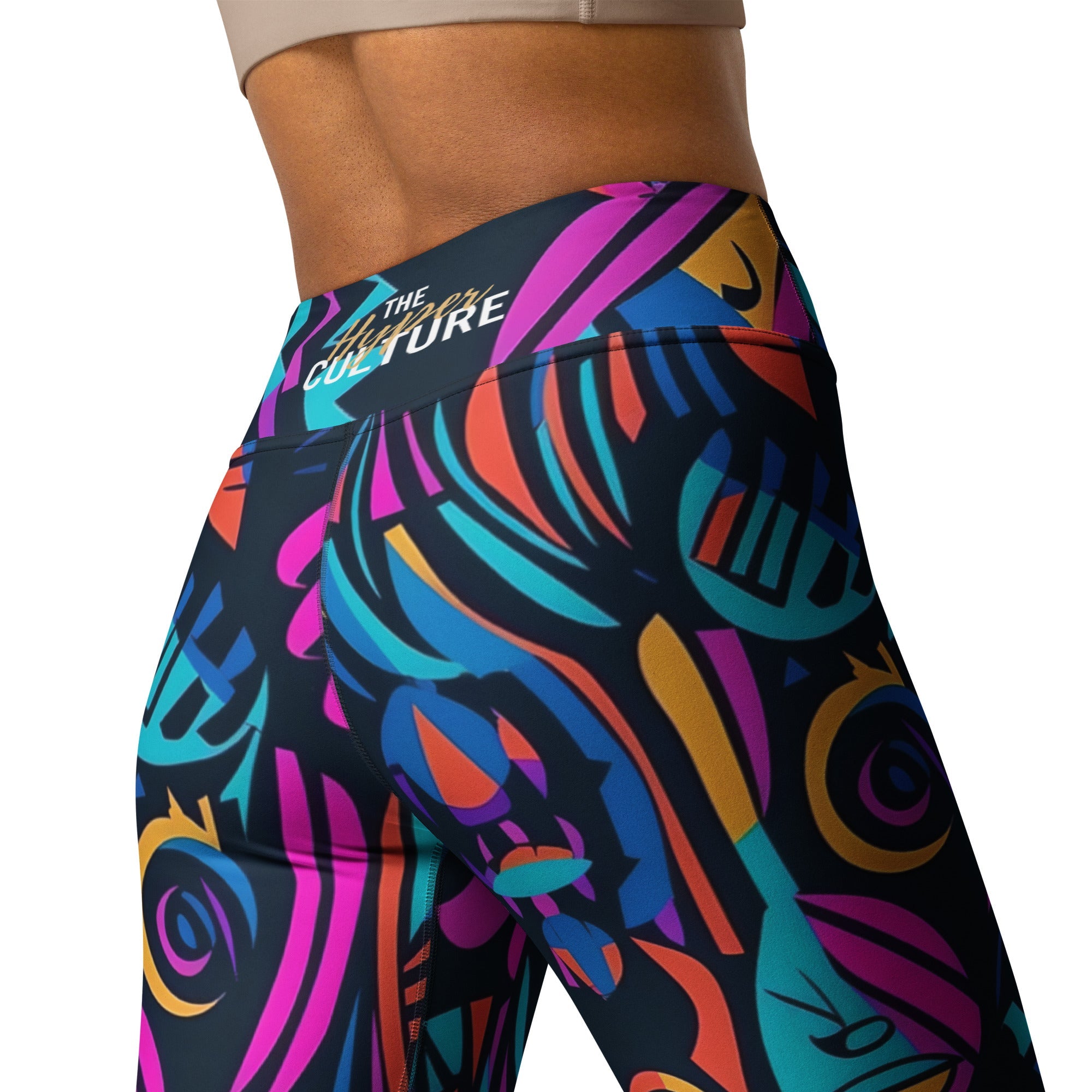 [Gypsy Soul] Neon Expression Yoga Leggings