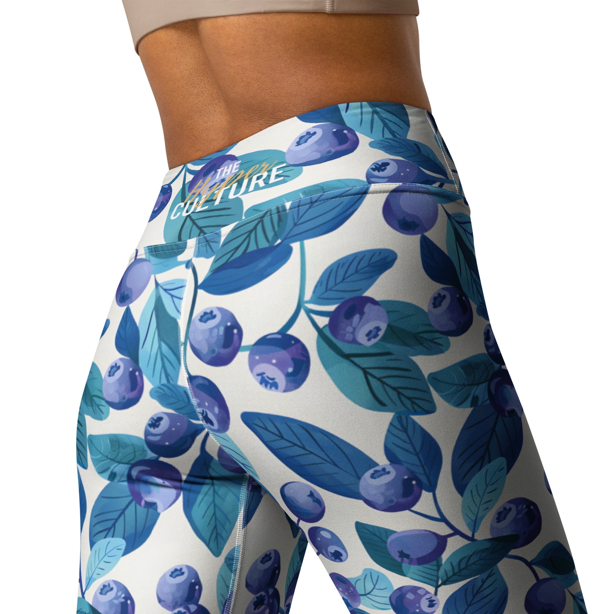 [Fruitilicious] Berry Kissed Yoga Leggings