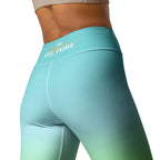 [THC Basics] Tropical Wave Yoga Leggings