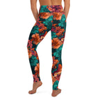 [Floral Bloom] Emerald Bliss Yoga Leggings