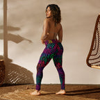 [Wild Side] Neon Zebra Yoga Leggings