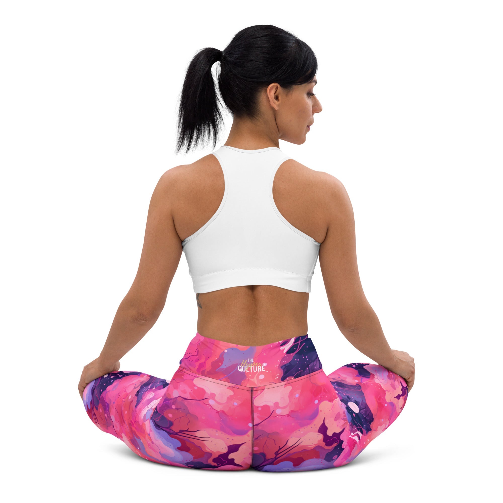[Luxe Chic] Blush Galactic Yoga Leggings