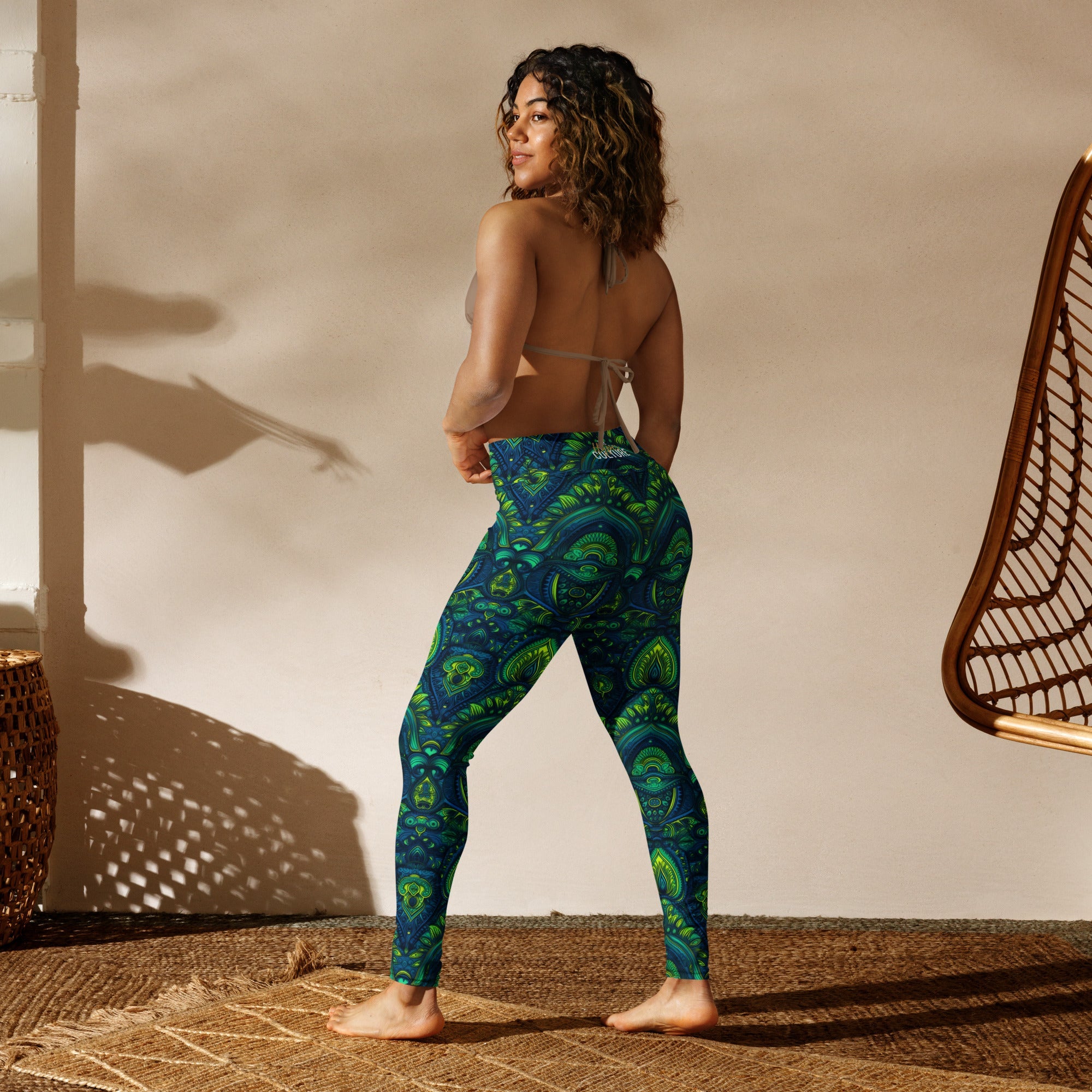 [Luxe Chic] Aqua Nouveau Yoga Leggings