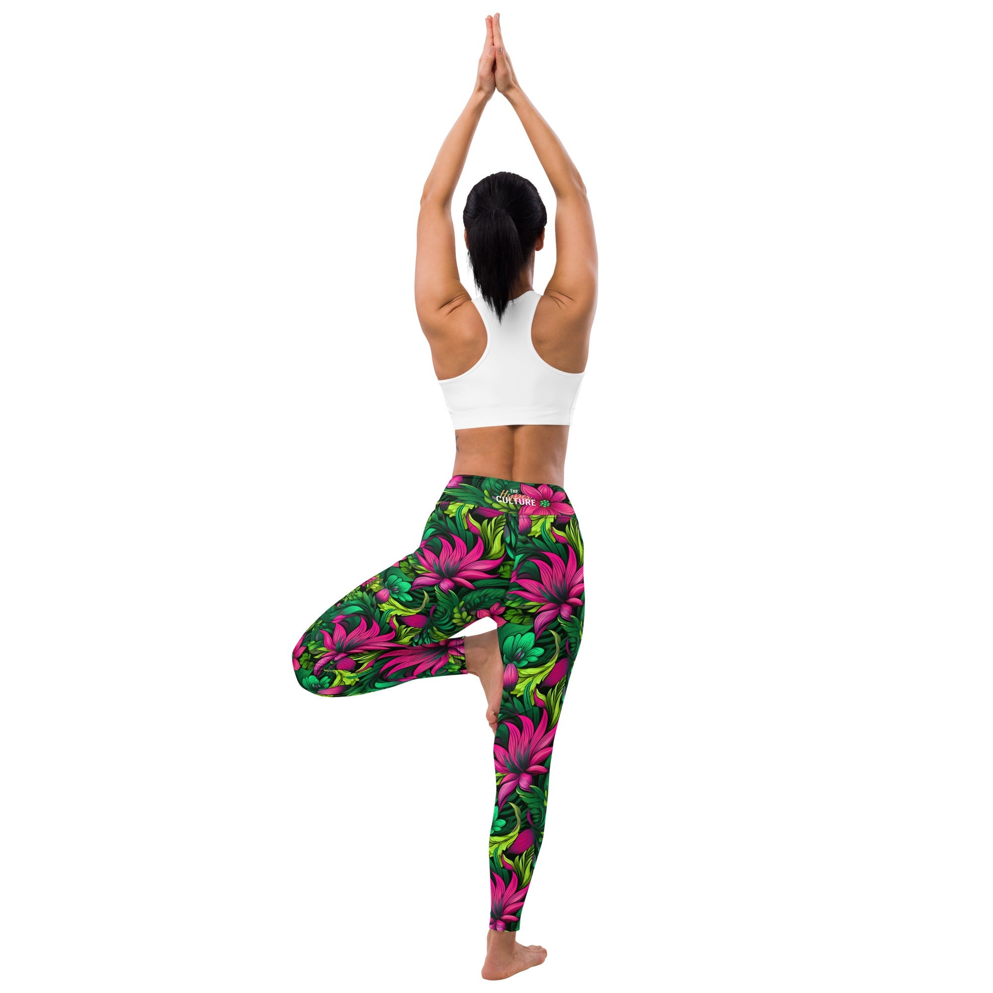 [Floral Bloom] Wild Flora Yoga Leggings