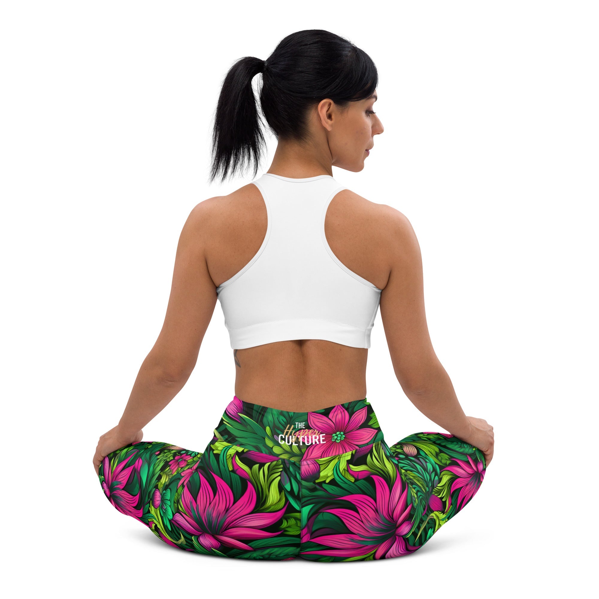 [Floral Bloom] Wild Flora Yoga Leggings