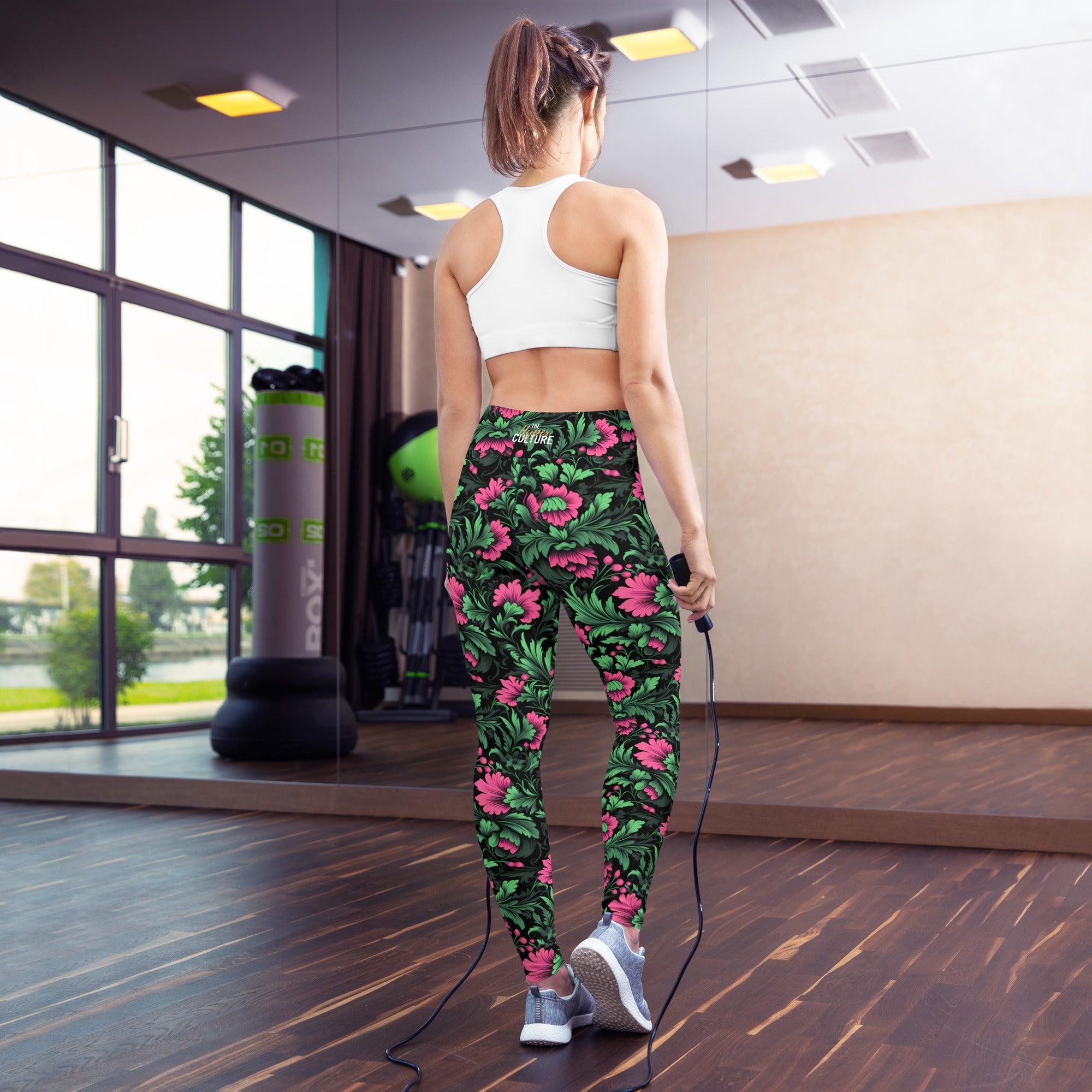 [Floral Bloom] Mystic Flora Yoga Leggings
