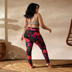 [Floral Bloom] Night Flora Yoga Leggings