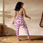 [Floral Bloom] Love Leaf Yoga Leggings