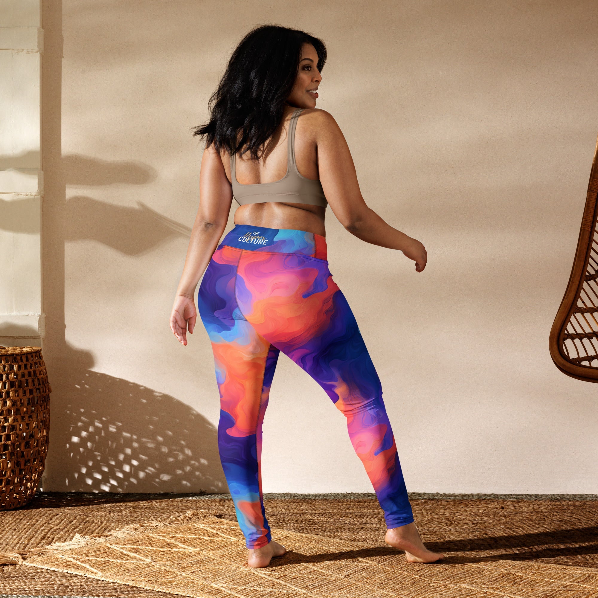 [Luxe Chic] Flamin Hot Yoga Leggings