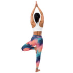 [GeoModa] Cubic Blush Yoga Leggings
