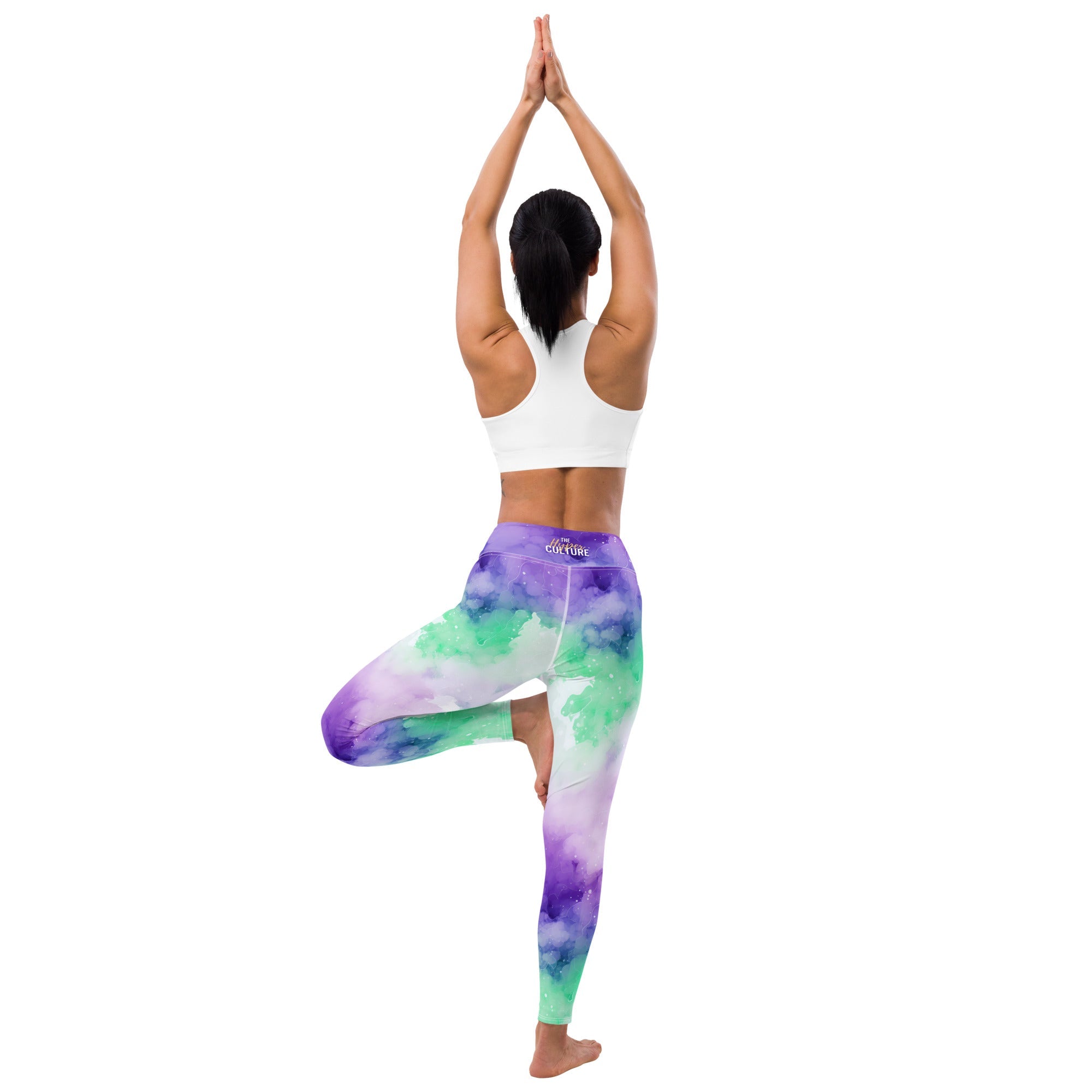 [Luxe Chic] Inky Spill Yoga Leggings