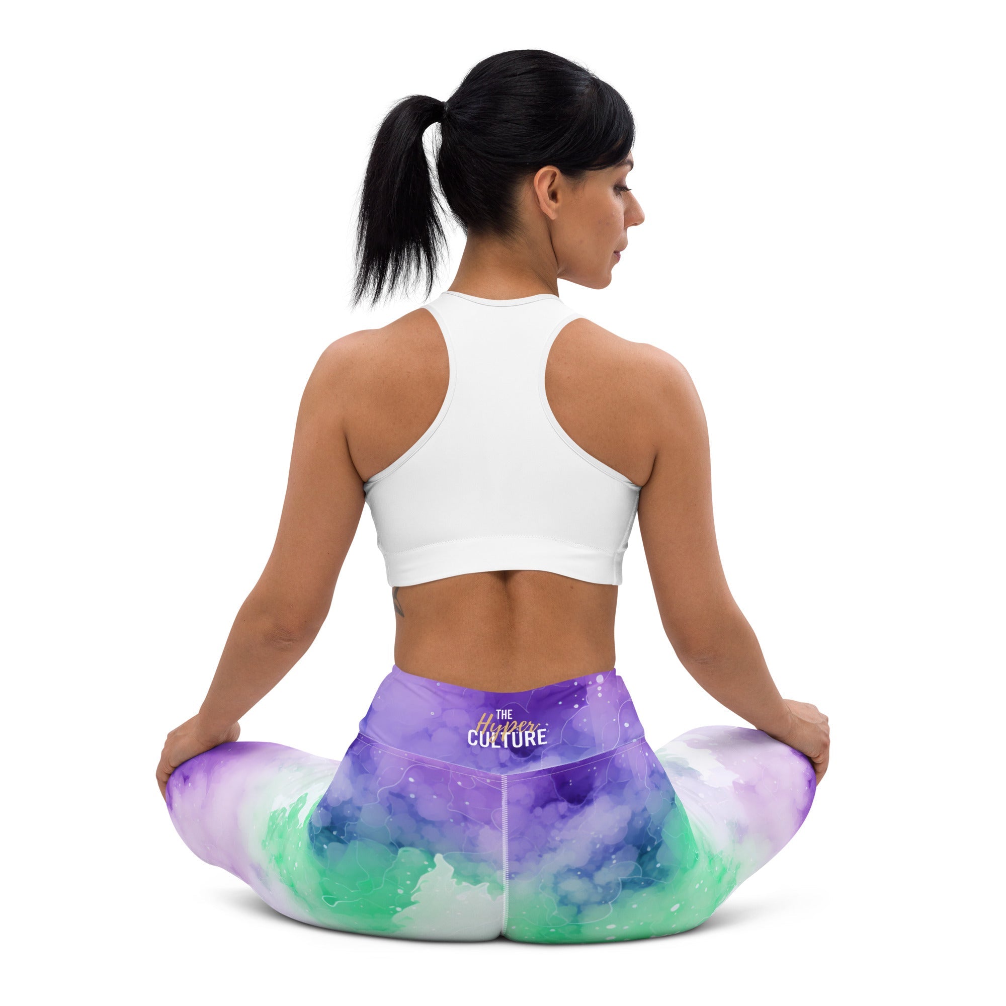 [Luxe Chic] Inky Spill Yoga Leggings