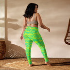 [GeoModa] Lemon Zest Yoga Leggings