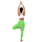 [GeoModa] Lemon Zest Yoga Leggings