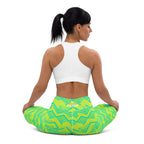 [GeoModa] Lemon Zest Yoga Leggings