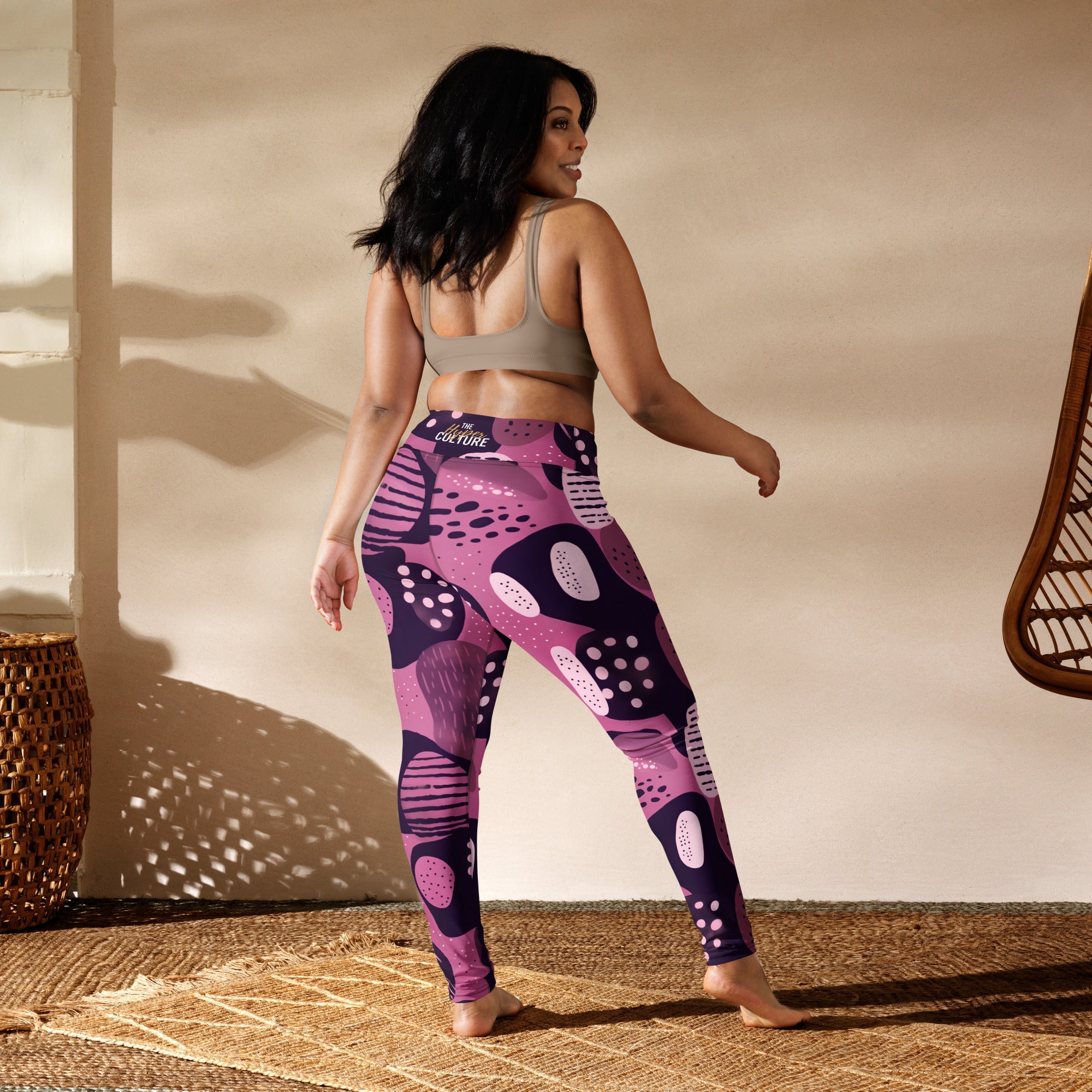 [GeoModa] Flintstones Jazz Yoga Leggings