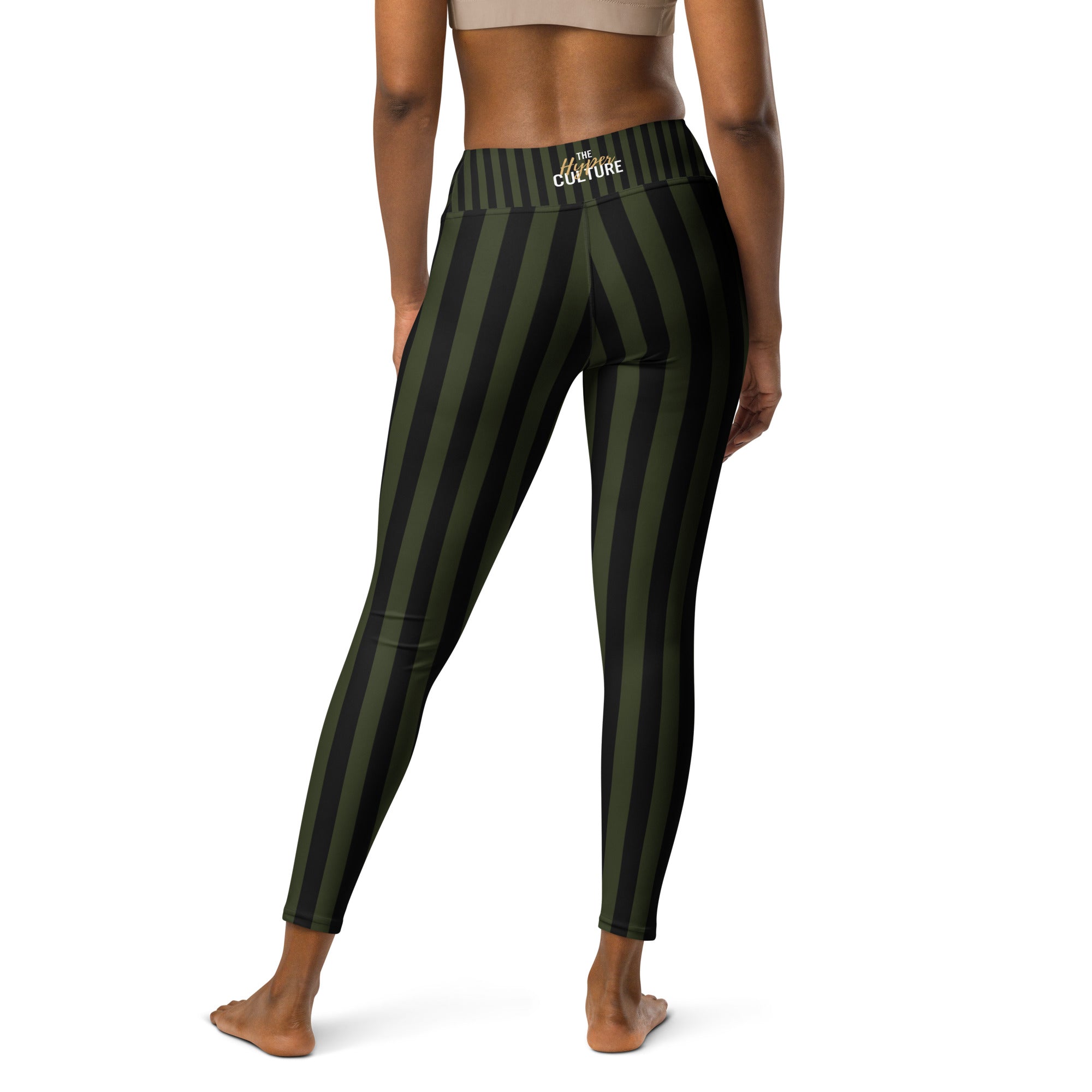 [GeoModa] Military Stripes Yoga Leggings