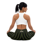 [GeoModa] Military Stripes Yoga Leggings