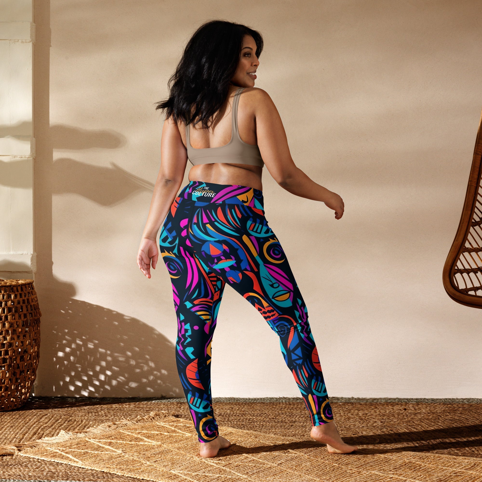 [Gypsy Soul] Neon Expression Yoga Leggings