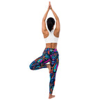 [Gypsy Soul] Neon Expression Yoga Leggings