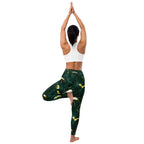 [Luxe Chic] Green Thunder Yoga Leggings
