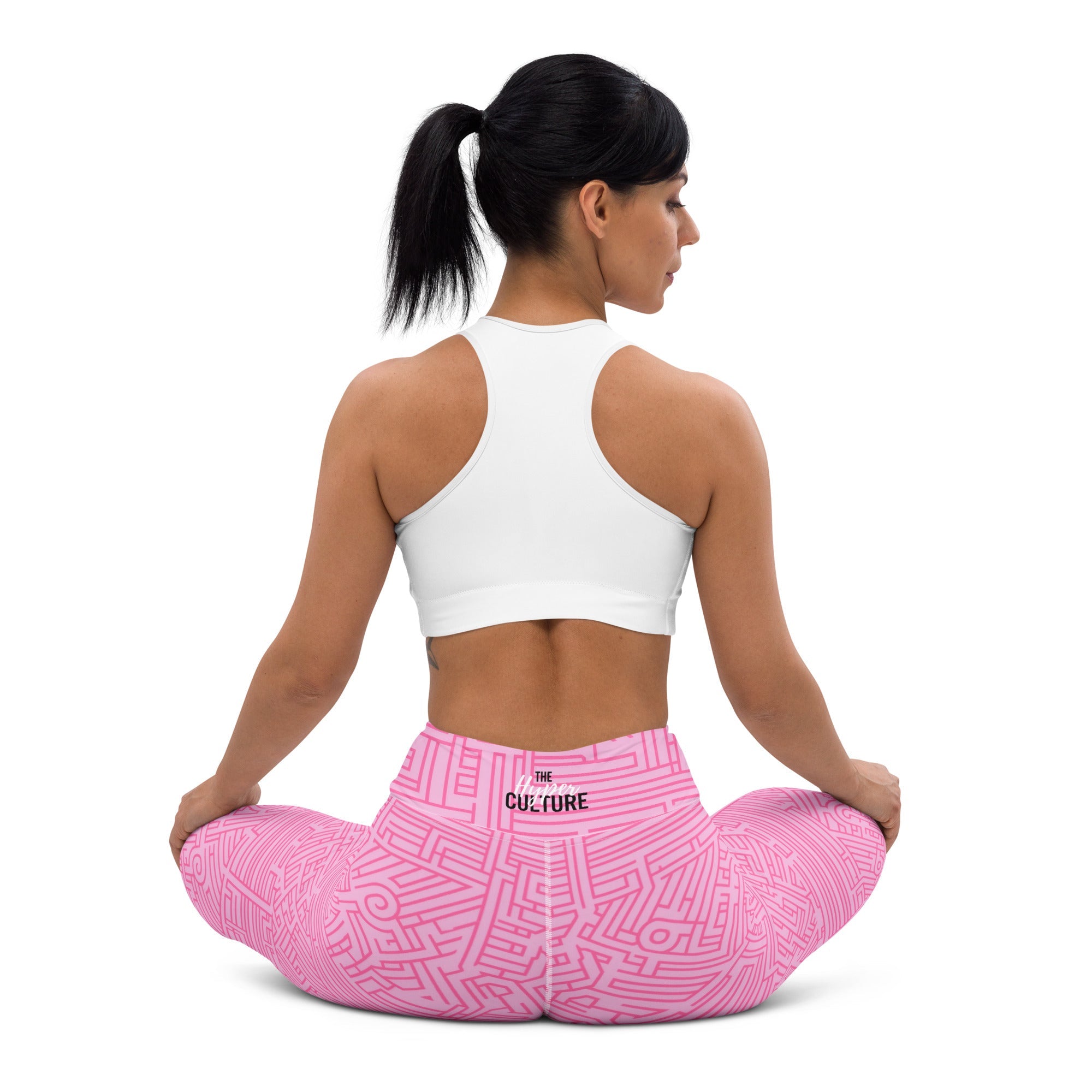[GeoModa] Bubblegum Puzzle Yoga Leggings