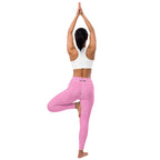 [GeoModa] Bubblegum Puzzle Yoga Leggings