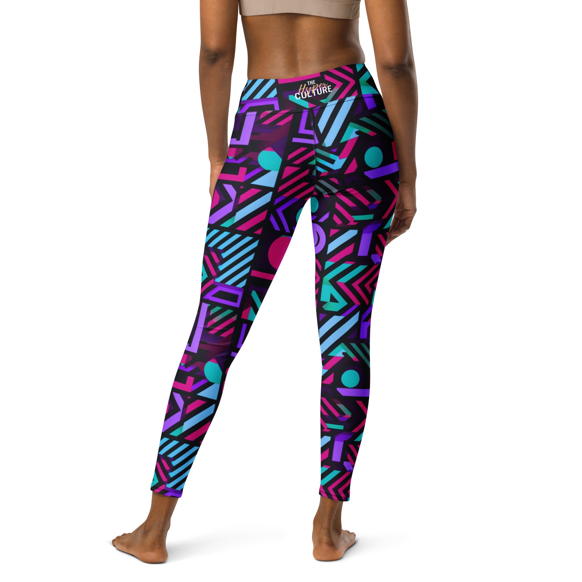 [GeoModa] Poly Pizzazz Yoga Leggings