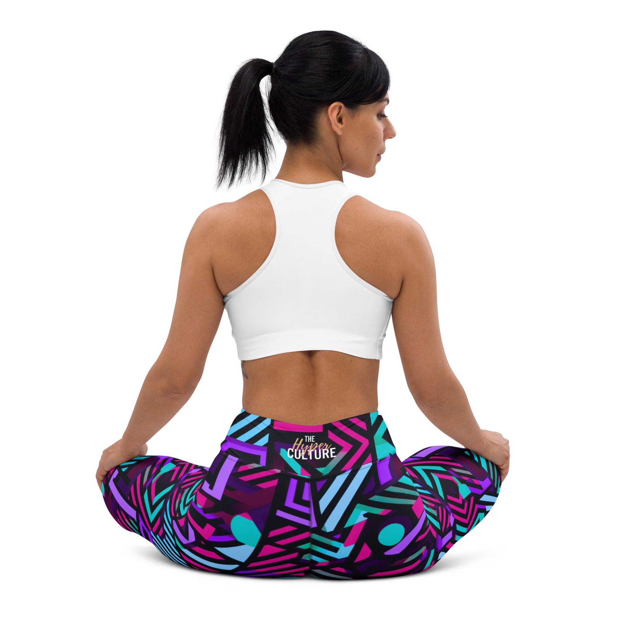 [GeoModa] Poly Pizzazz Yoga Leggings
