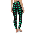 [GeoModa] Minted Heart Yoga Leggings