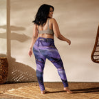 [Luxe Chic] Amethyst Gleam Yoga Leggings
