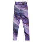 [Luxe Chic] Amethyst Gleam Yoga Leggings