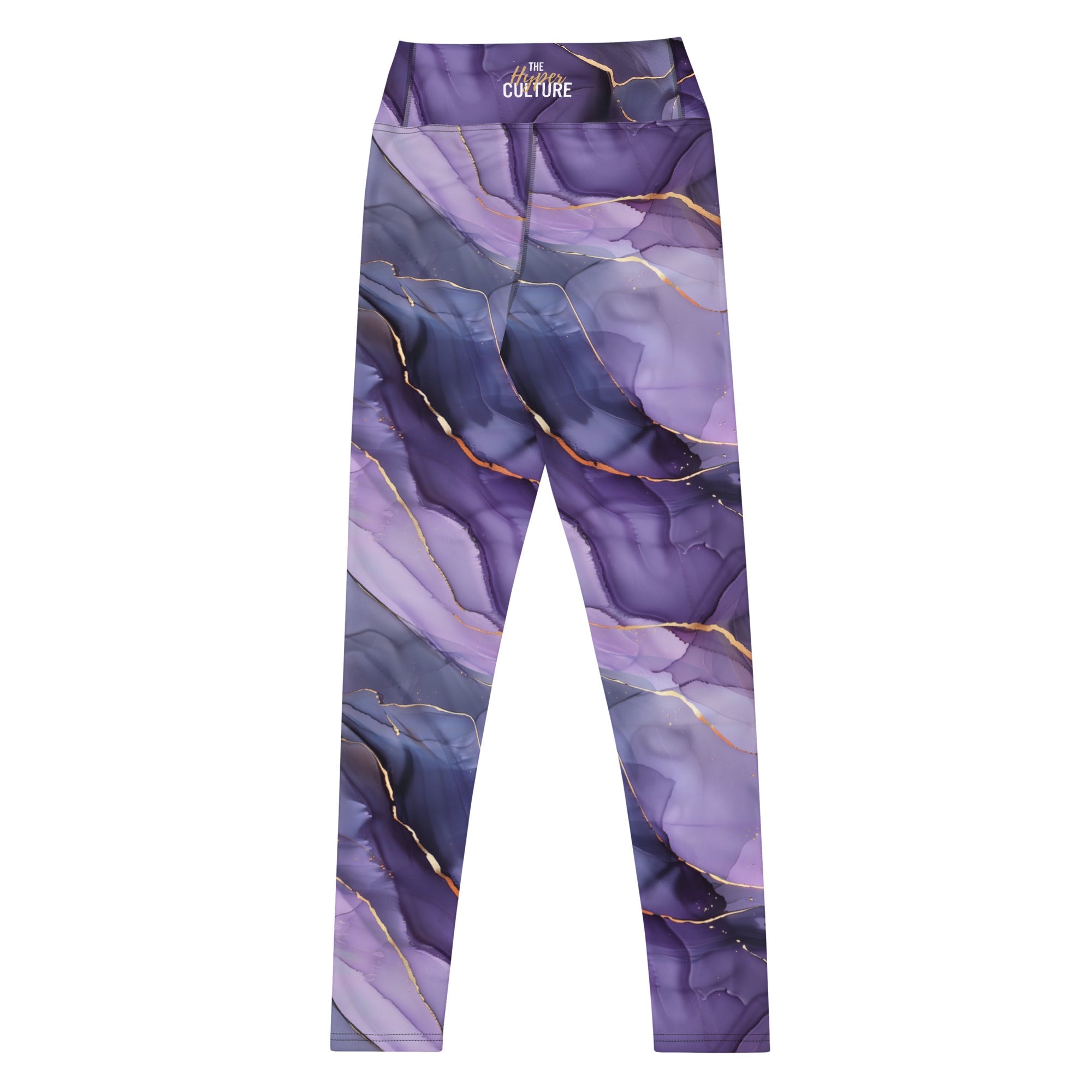 [Luxe Chic] Amethyst Gleam Yoga Leggings