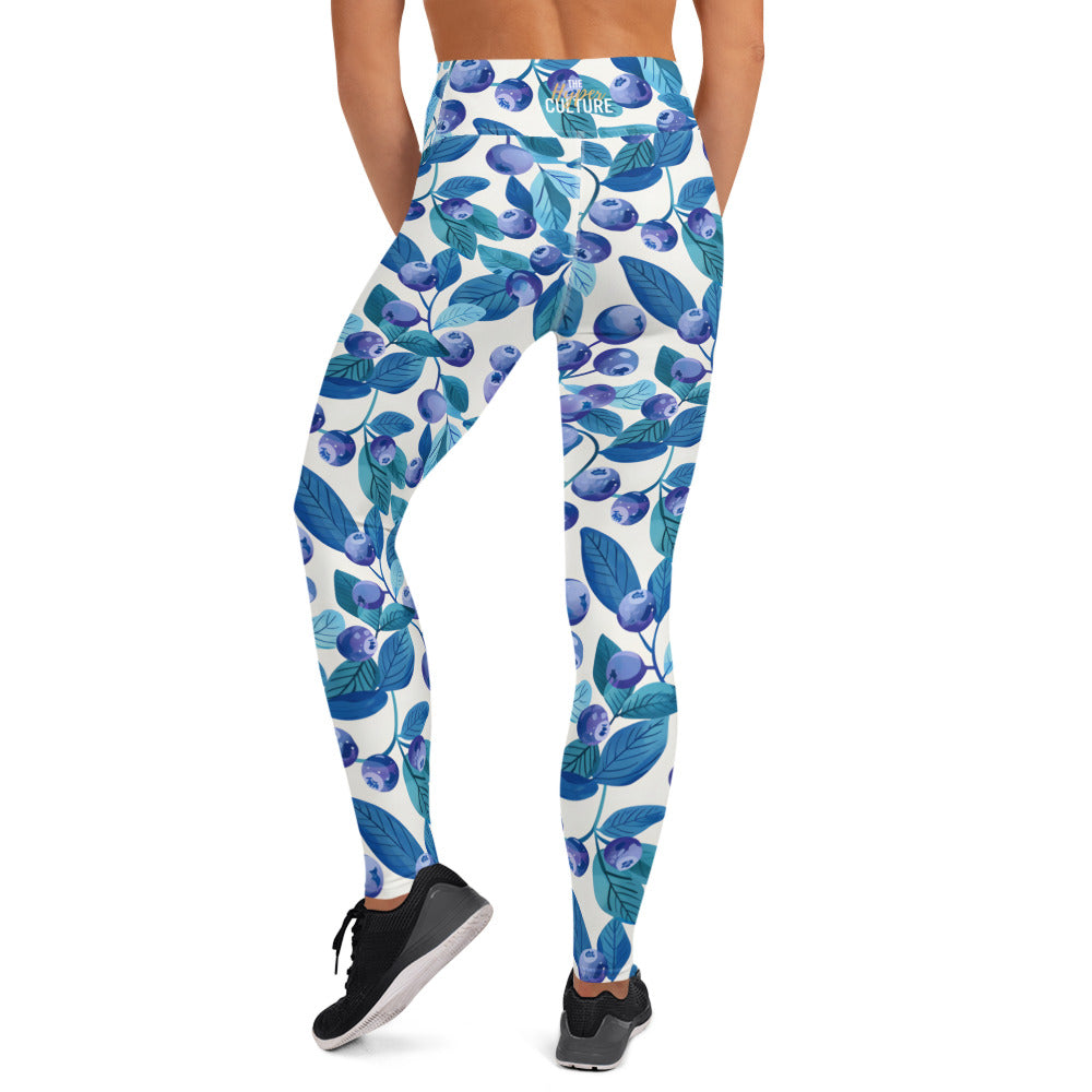 [Fruitilicious] Berry Kissed Yoga Leggings