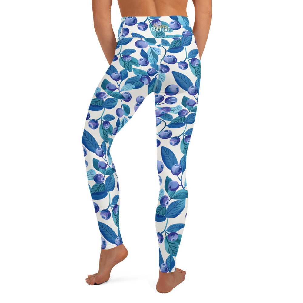 [Fruitilicious] Berry Kissed Yoga Leggings