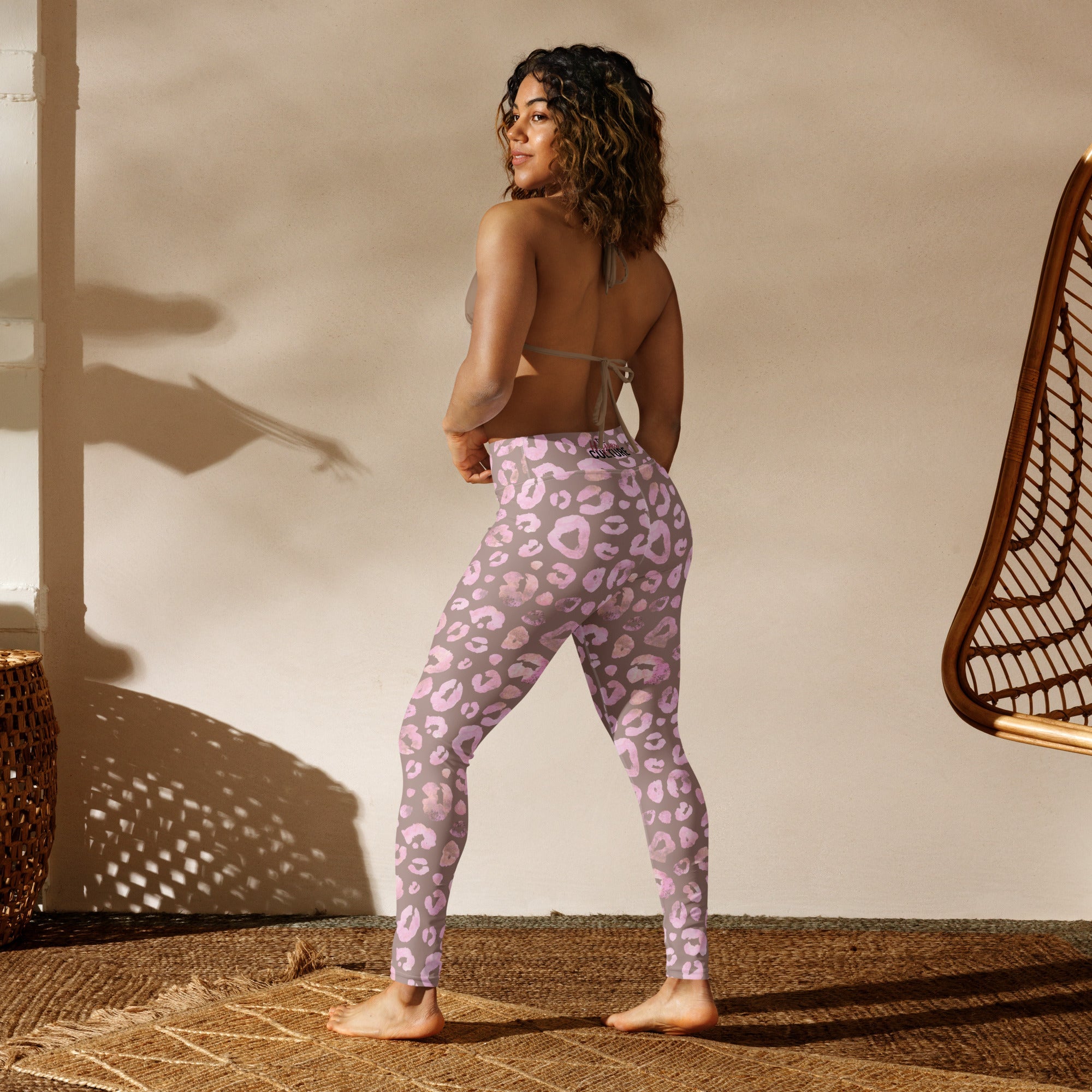 [Wild Side] Dusty Roar Yoga Leggings