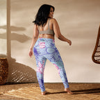 [Floral Bloom] Dahlia Gloom Yoga Leggings