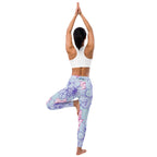 [Floral Bloom] Dahlia Gloom Yoga Leggings