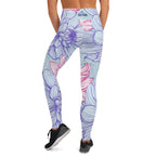 [Floral Bloom] Dahlia Gloom Yoga Leggings