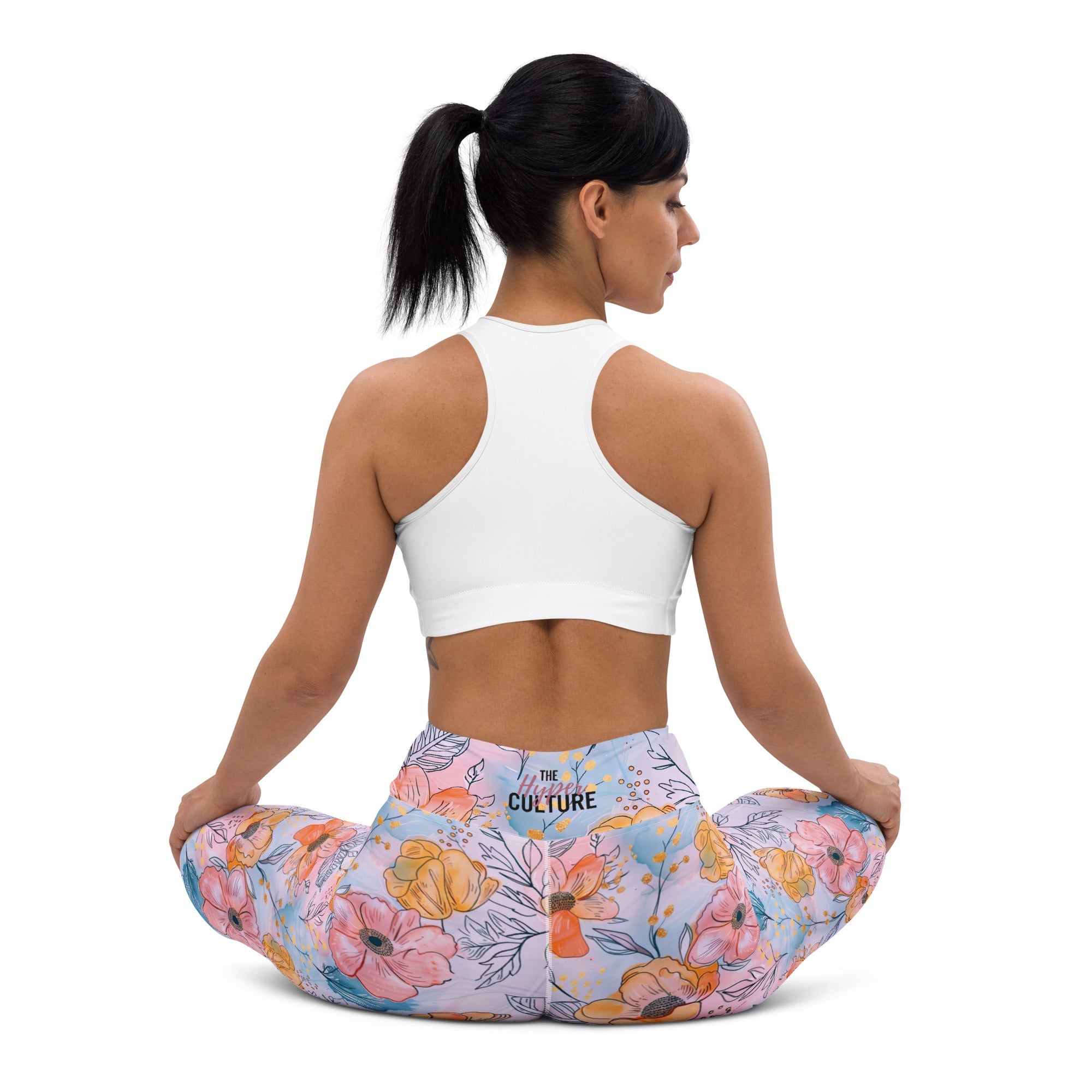 [Floral Bloom] Spring Serenade Yoga Leggings