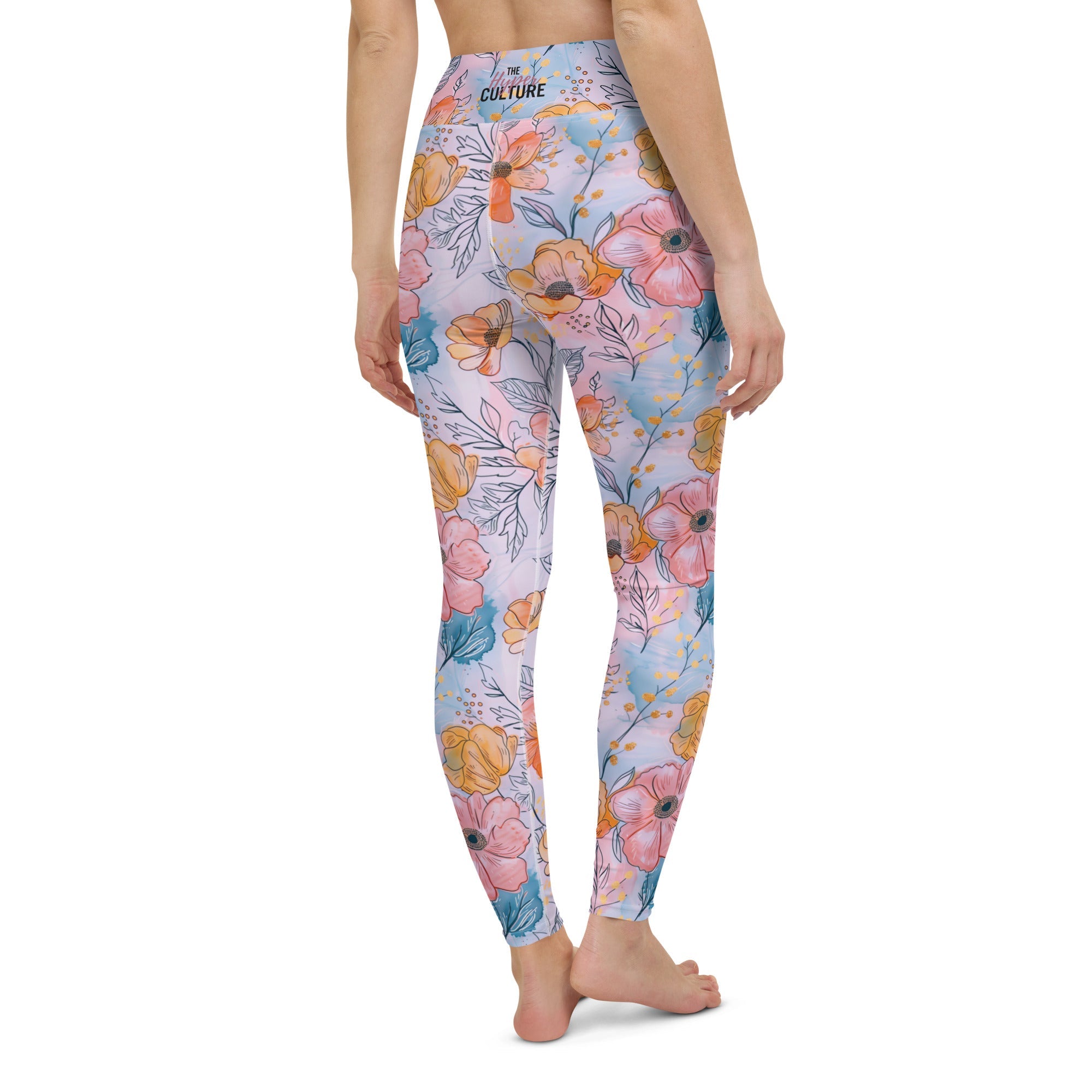 [Floral Bloom] Spring Serenade Yoga Leggings