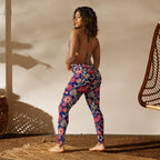 [Floral Bloom] Ruby Heritage Yoga Leggings