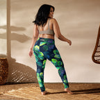 [Floral Bloom] Electric Flora Yoga Leggings