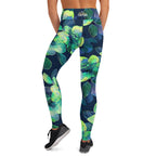 [Floral Bloom] Electric Flora Yoga Leggings