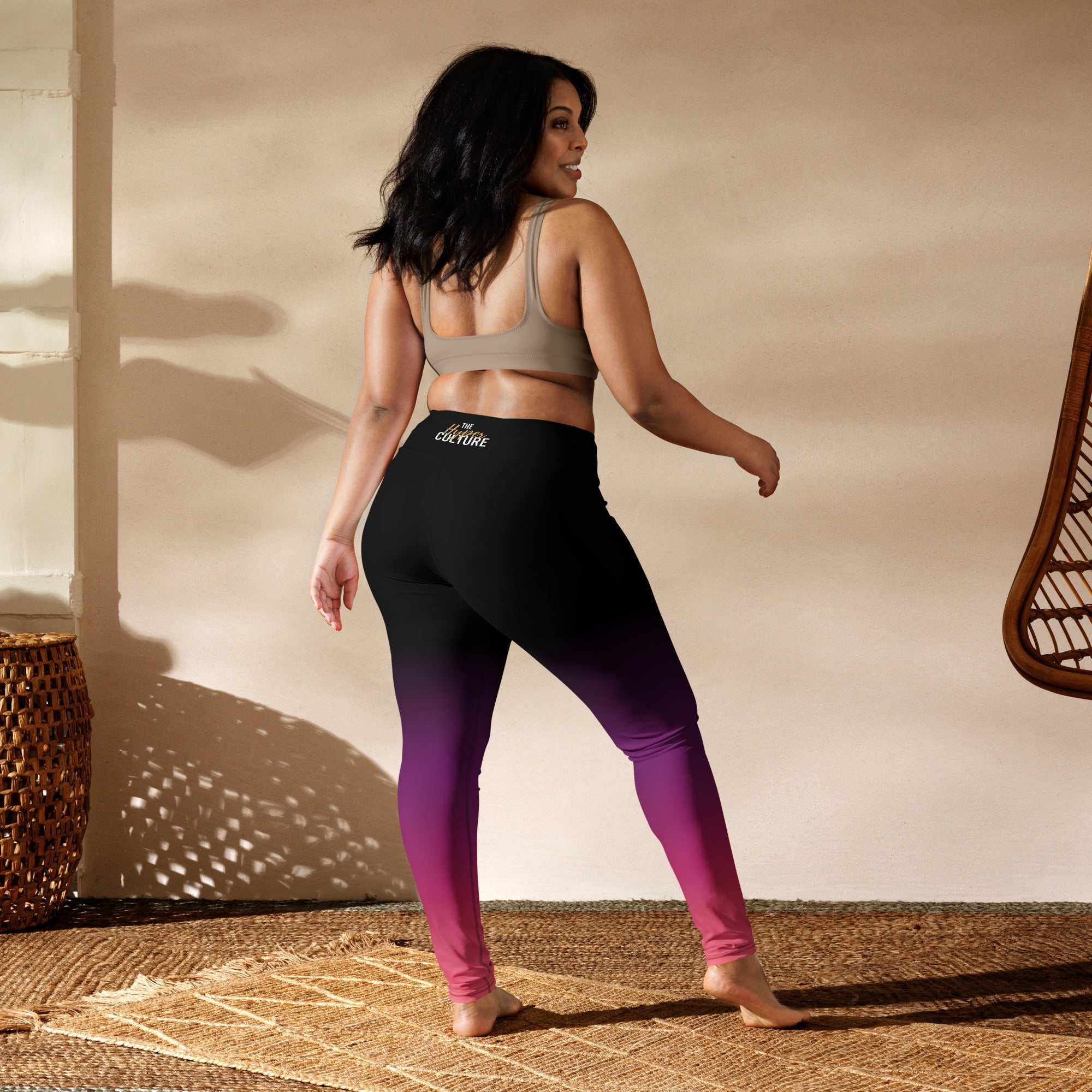 [THC Basics] Pink Eclipse Yoga Leggings